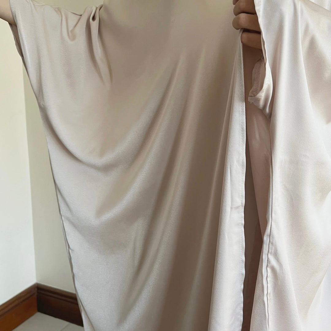 Gilded Blush 2-Piece Open Abaya