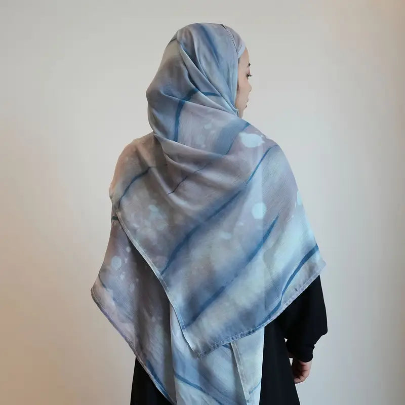 Luxuria Modal XL Watercolour in Blue Lake