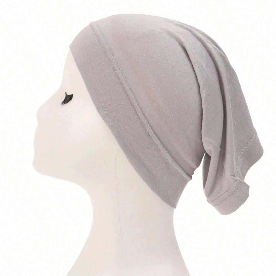 Essentials Inner Cap in Light Grey, offering comfort and secure fit for hijab styling and modest wear.