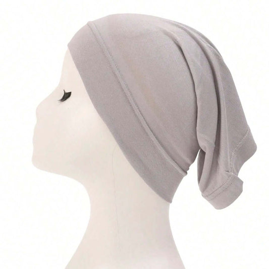Essentials Inner Cap in Light Grey, offering comfort and secure fit for hijab styling and modest wear.